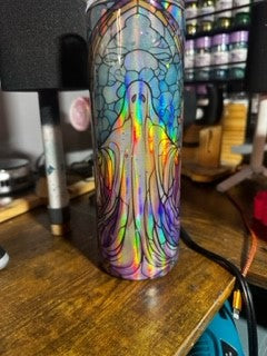 Holographic Ghost Tumbler - 20oz