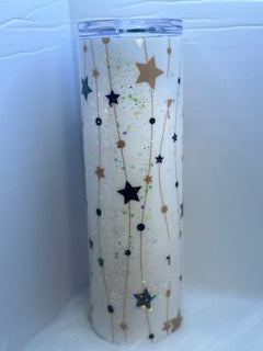 Navy Gold Stars - 20oz Tumbler