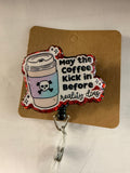 Coffee Badge Reel