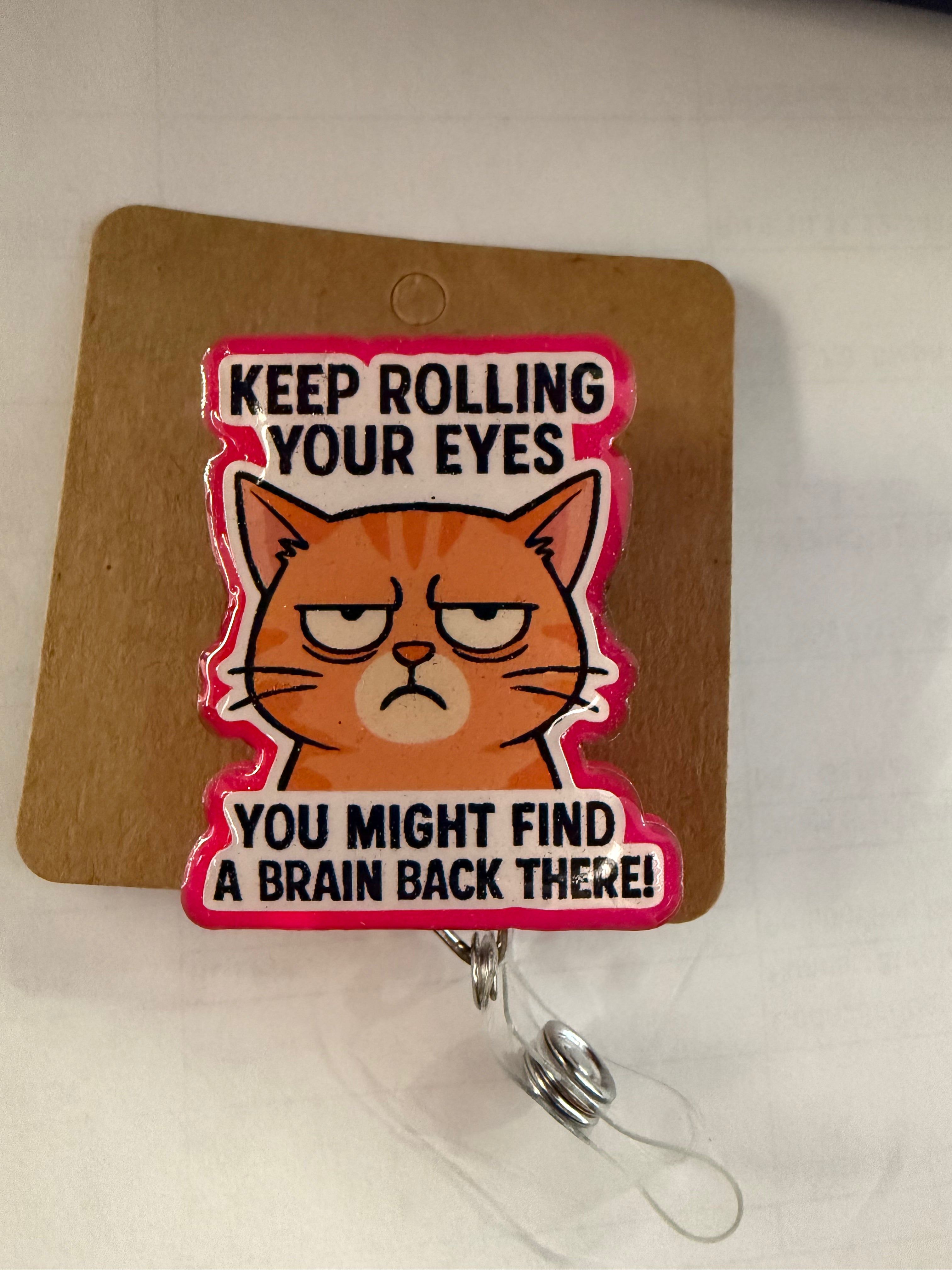 Grumpy Cat Badge Reel