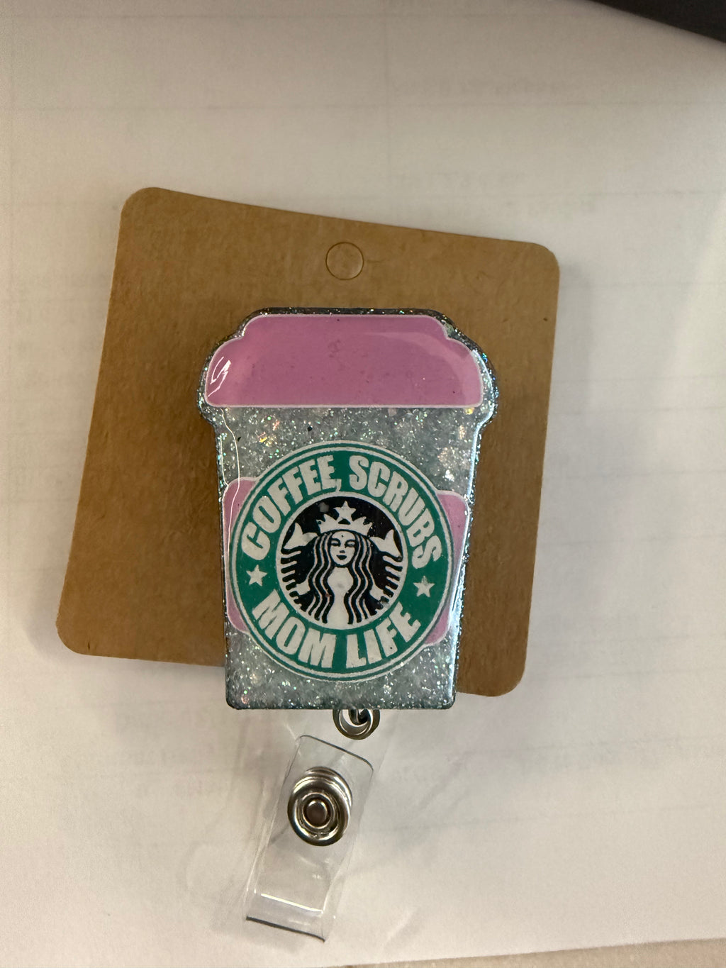 Coffee, Scrubs, Mom Life Badge Reel