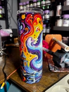 Colorful Ghost Tumbler - 20oz