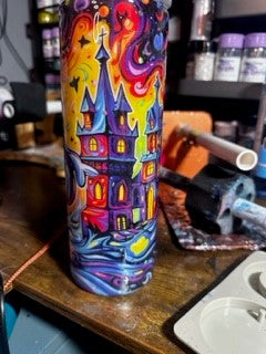 Colorful Ghost Tumbler - 20oz