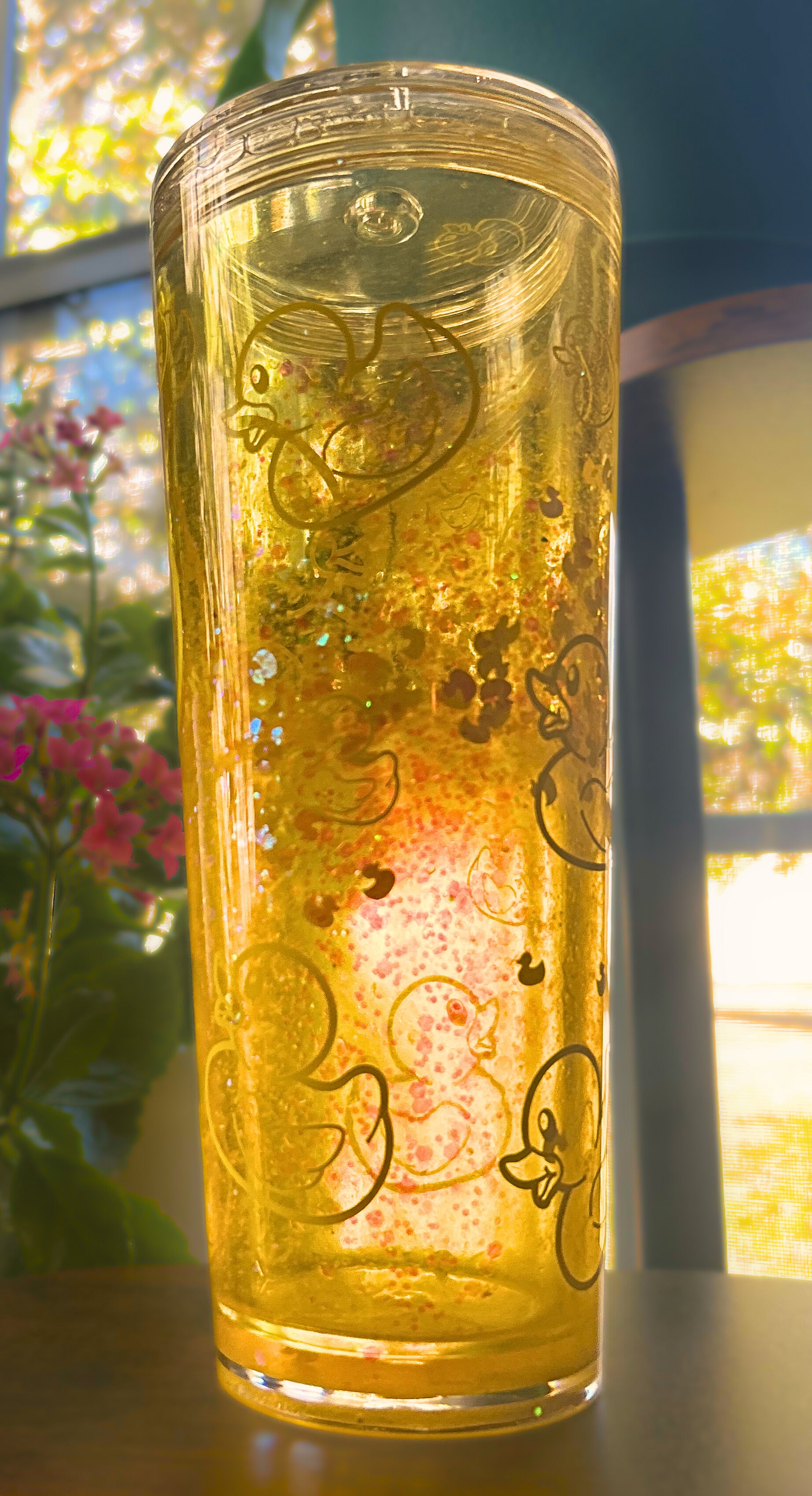 24oz GLITTER DUCK Tumbler