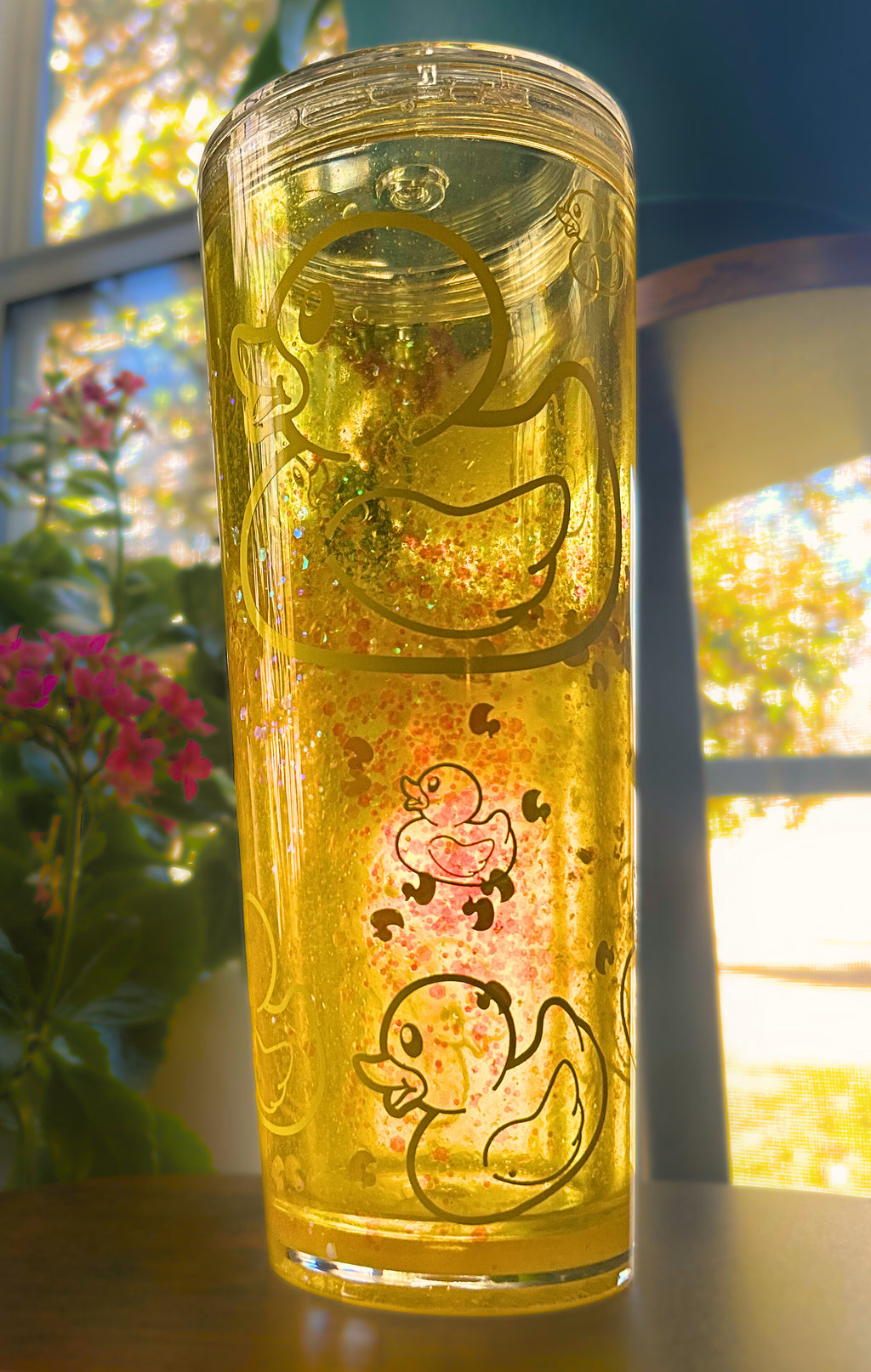 24oz GLITTER DUCK Tumbler