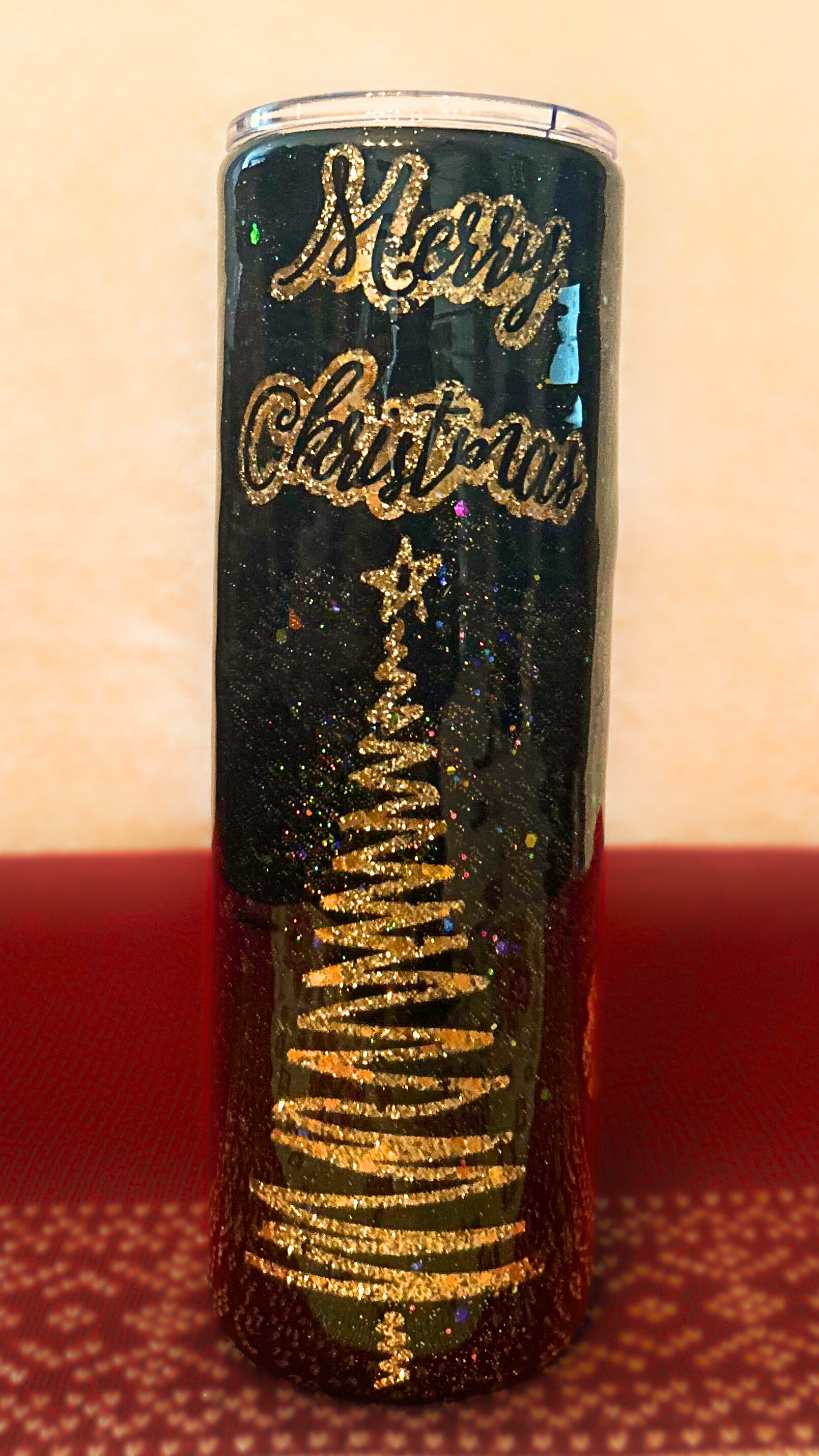 30oz Golden Christmas Tumbler