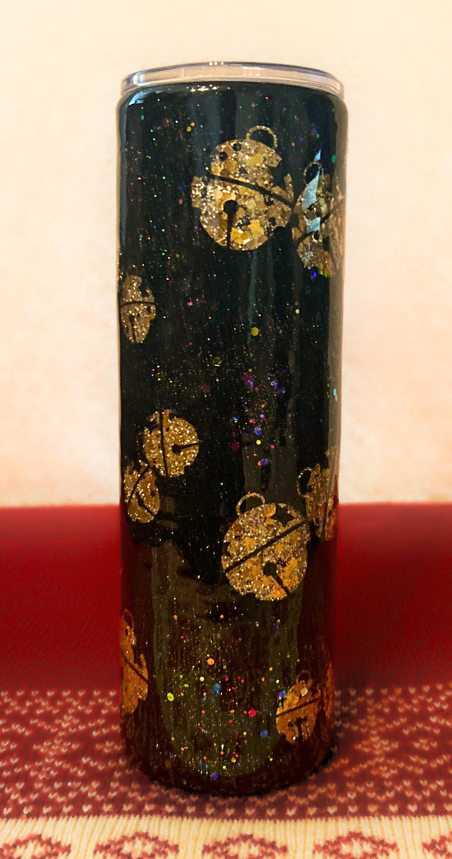 30oz Golden Christmas Tumbler