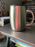 14oz Custom Round Coffee Mug!